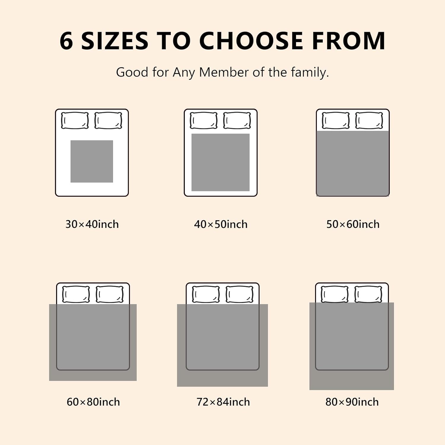 L'AGRATY Chunky Knit Blanket - Soft Chunky Throw 60x80 inches: 100% Hand Kintted Chenile Crochet Throw for Couch - Large Cable Knit Blanket for Home Decor (Ivory)